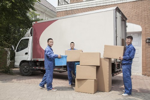 Professional moving team assisting with home relocation in Maidavale