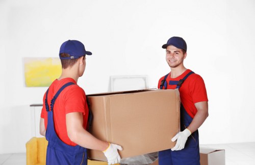 Customer receiving assistance from Man and Van movers