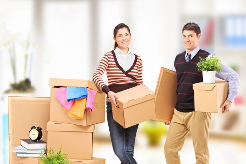 Professional movers handling a relocation in Maidavale