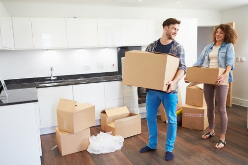 Efficient moving process with man and van