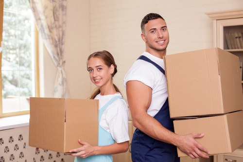 Customer service team assisting clients at Maidavale Storage